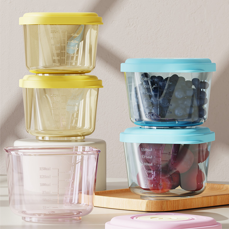 Baby Food Organizer - 6 Stück Aufbewahrungsbehälter für Babynahrung –