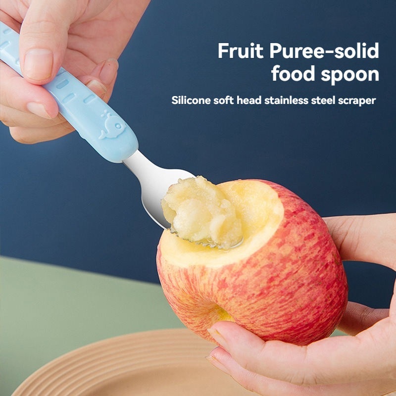 Baby-Nahrungsschaber-Löffel -  – Baby Food Apple Bewertung und Preis