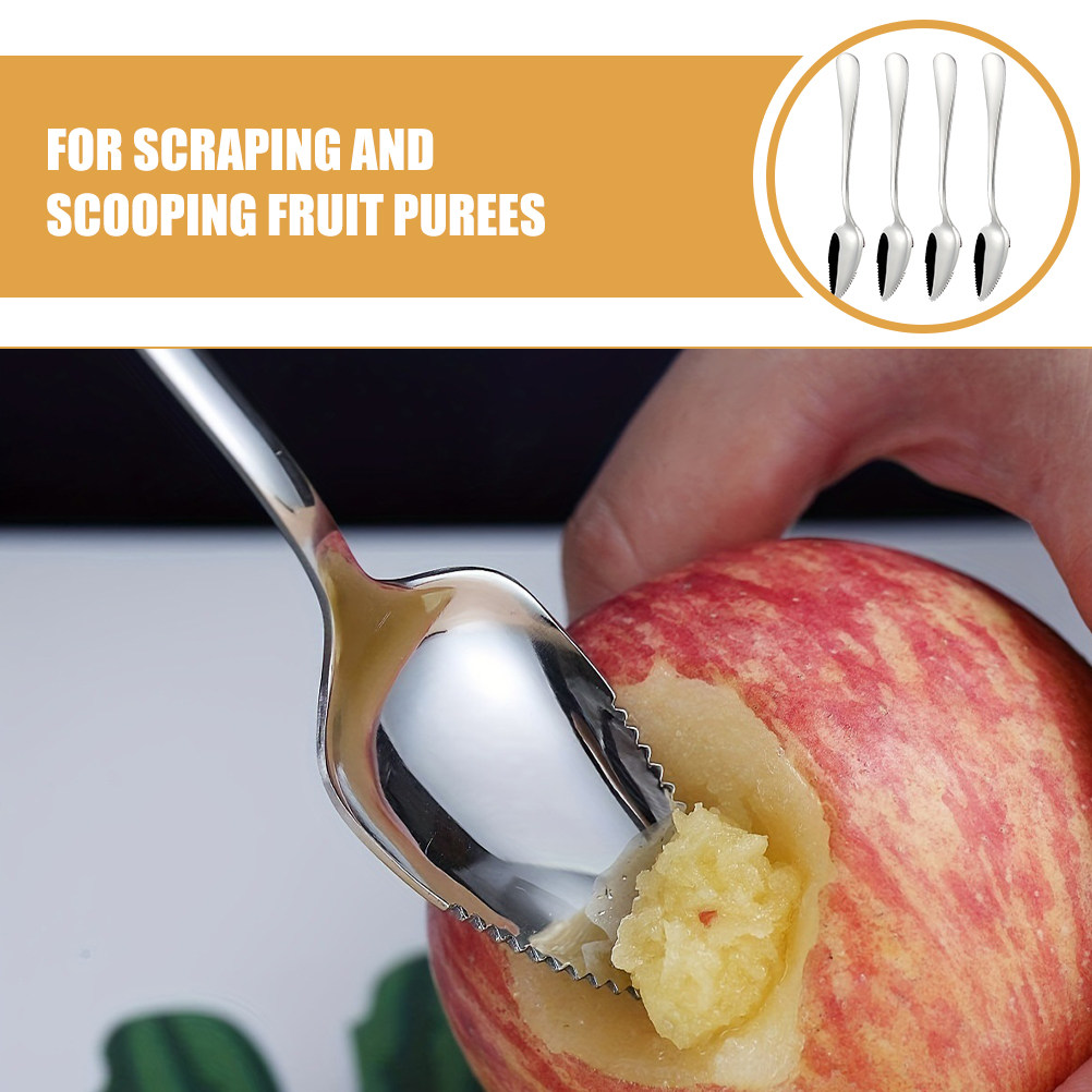 4 Stück Baby-Fütterlöffel aus  – Baby Food Apple Bewertung und Preis