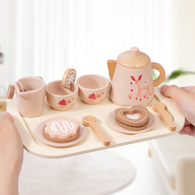 Nachmittagstee-Set, Holzspielz – Baby Food Cooking Set Bewertung und Preis