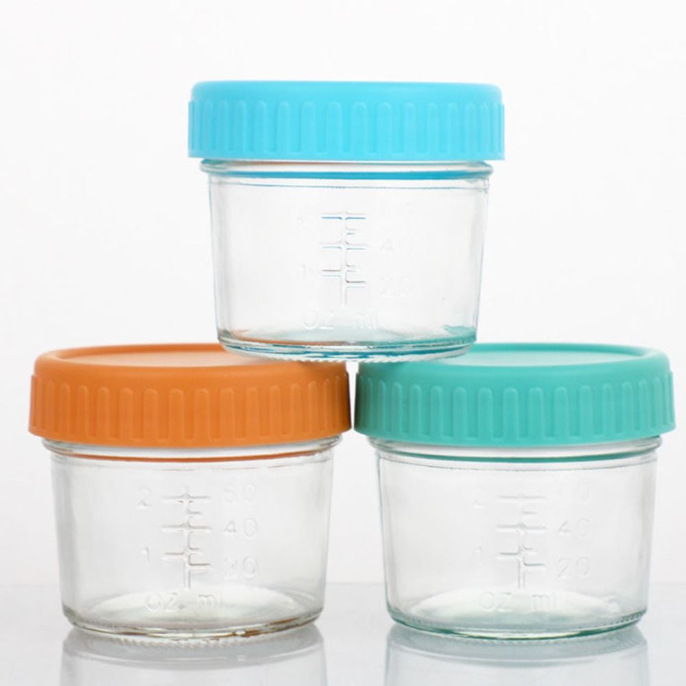 6 Stück Mehrzweck-Glas-Babynah – Baby Food Containers Glass Bewertung und Preis