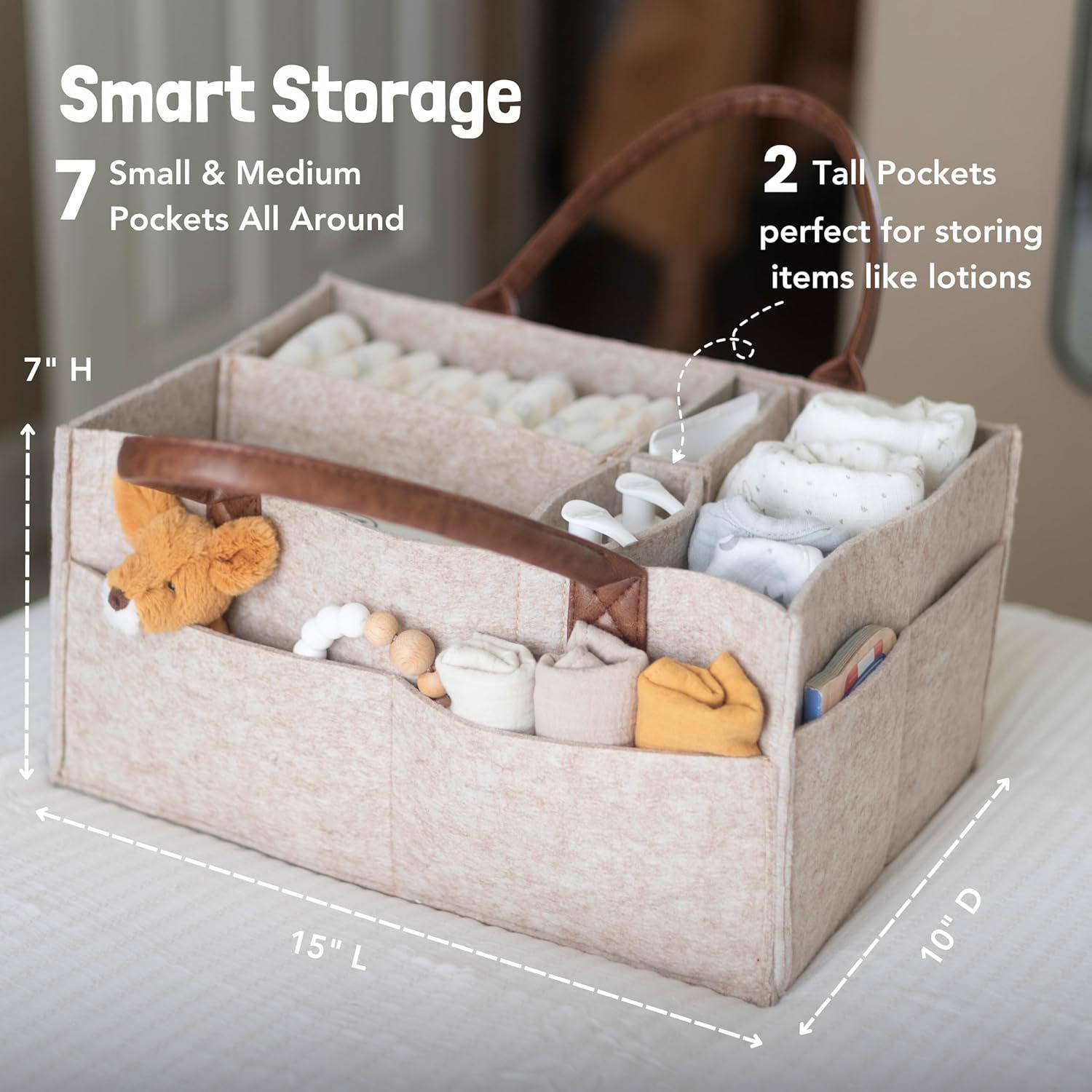 Baby Filz-Aufbewahrungskorb fü – Baby Food Organizer Bewertung und Preis