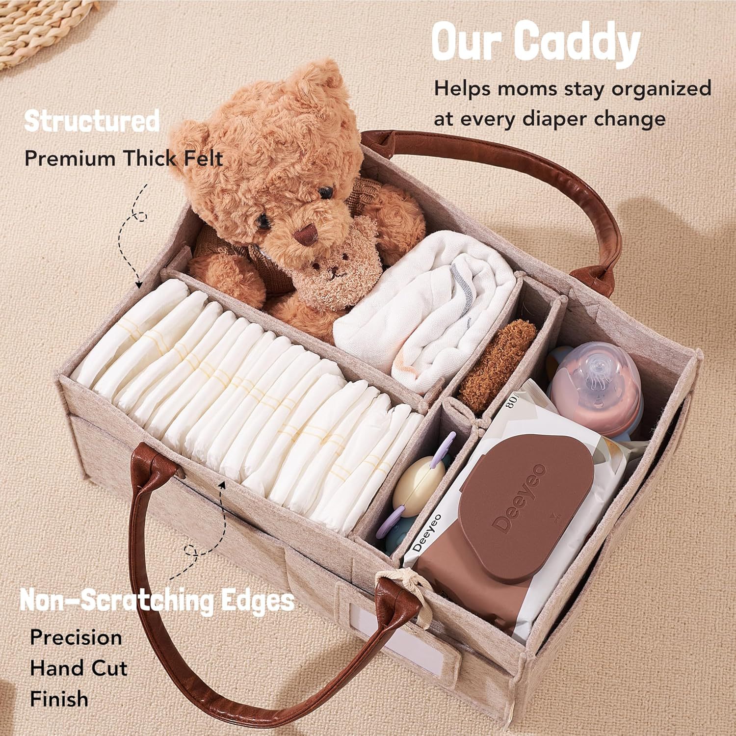 Baby Filz-Aufbewahrungskorb fü – Baby Food Organizer Bewertung und Preis