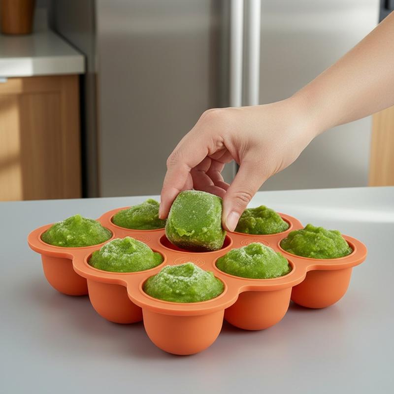 Baby-Nahrung Silikonbehälter 9 – Baby Food Organizer Bewertung und Preis