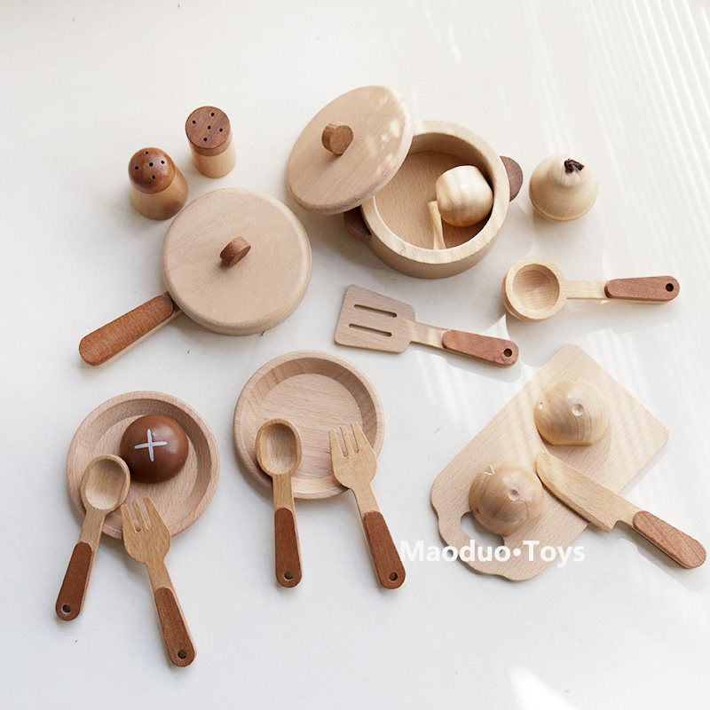 Maoduo Spielzeug Buchenholz Ki – Baby Food Cooking Set Bewertung und Preis