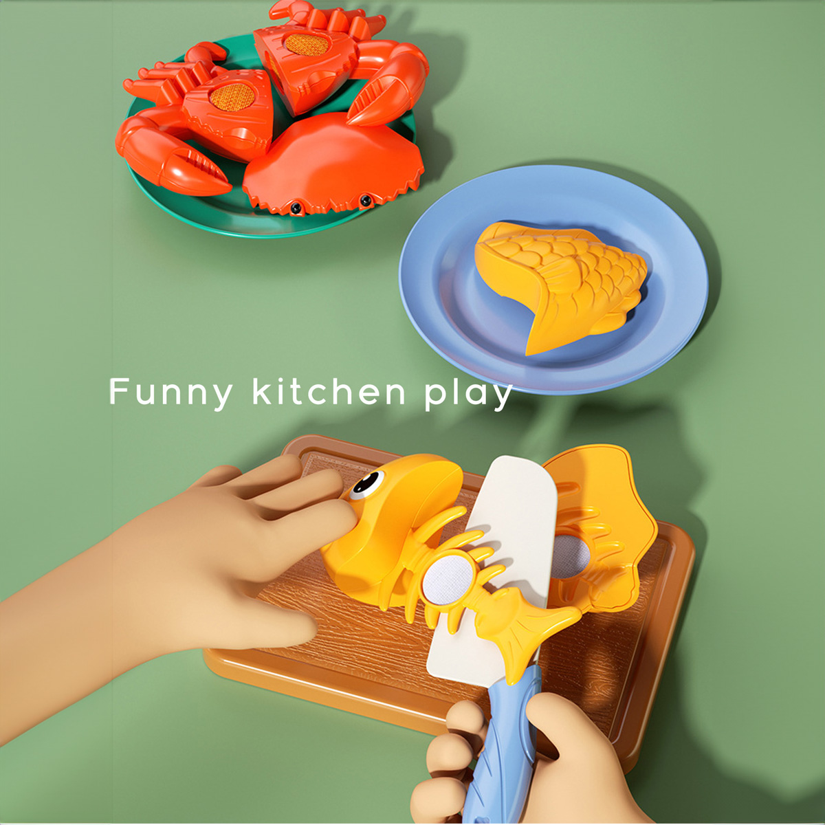 Schneidendes Spiellebensmittel – Baby Food Cooking Set Bewertung und Preis