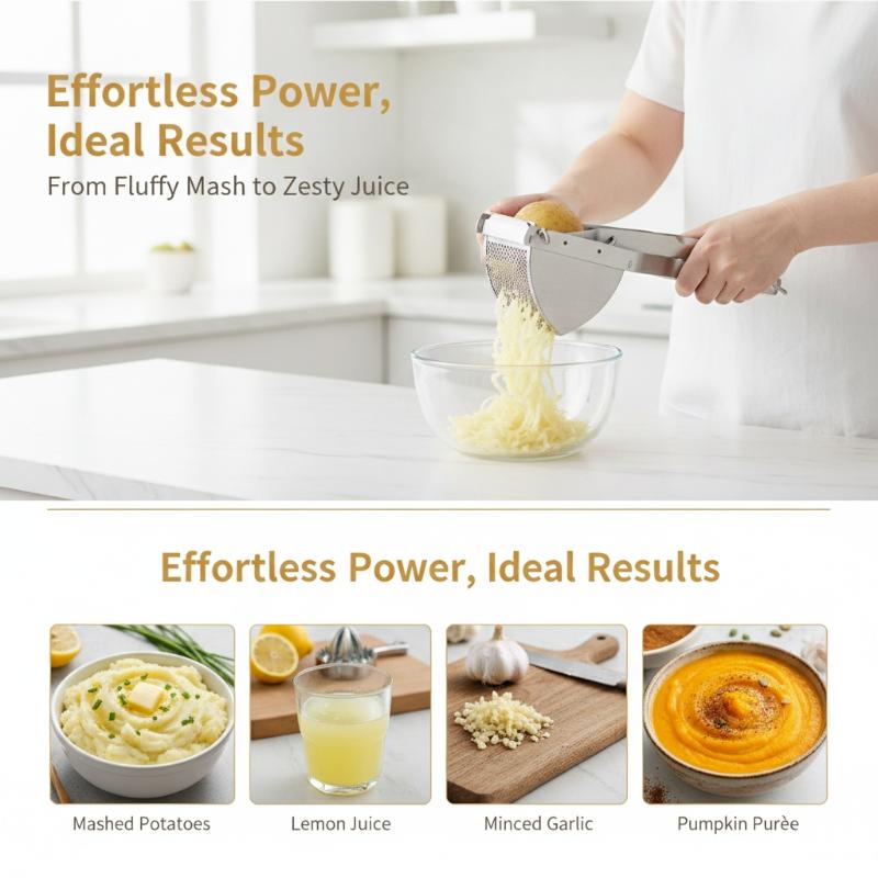 Kartoffelpresse aus Edelstahl, – Baby Food With Iron Bewertung und Preis